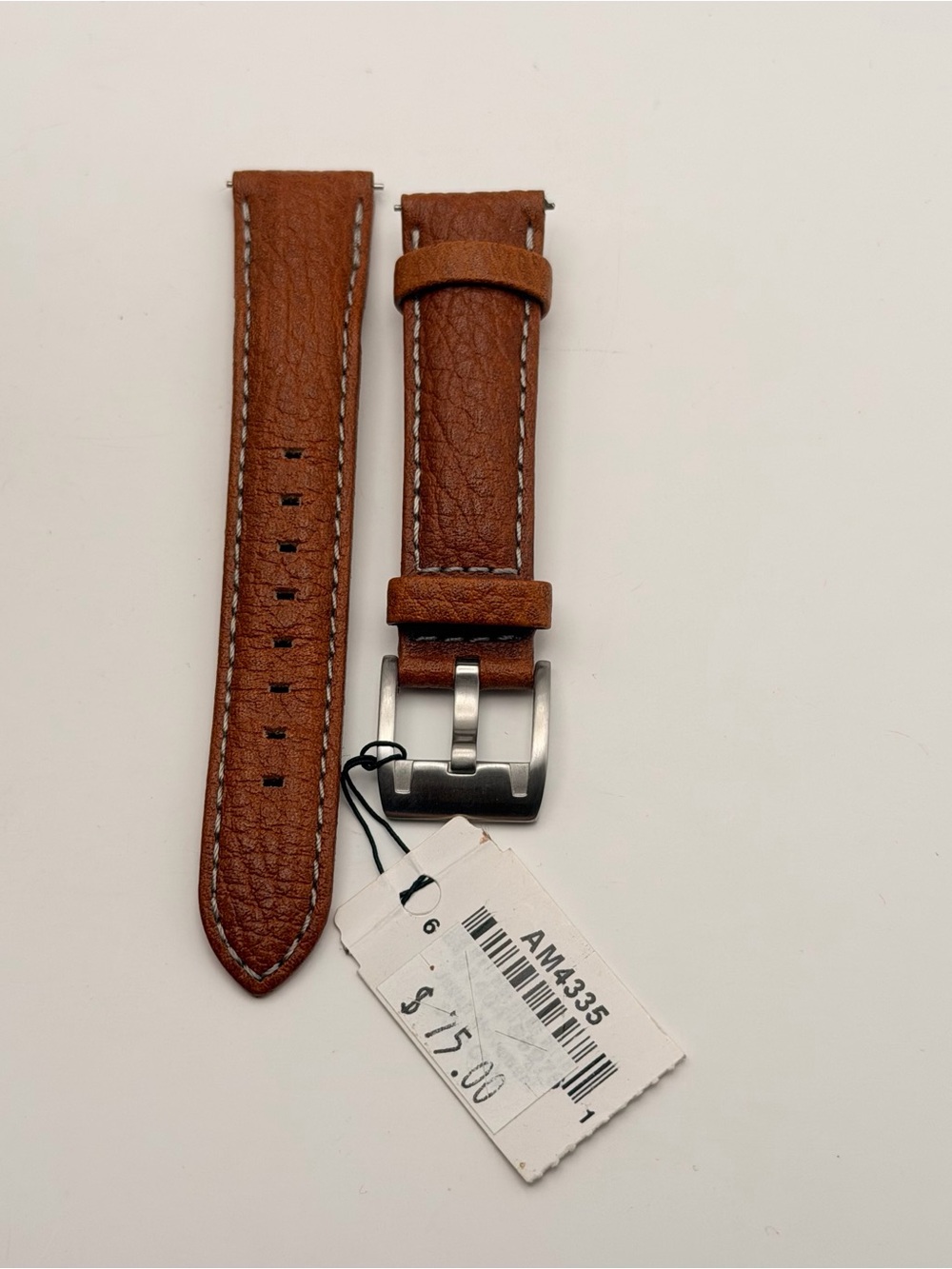 Fossil Genuine Leather Band, New, Brown